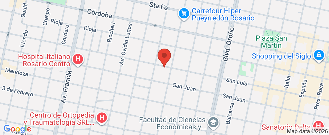 Mapa de la ubicación