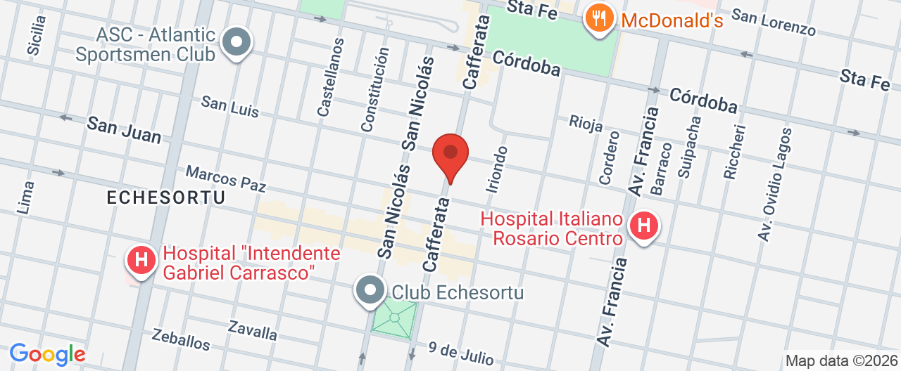Mapa de la ubicación