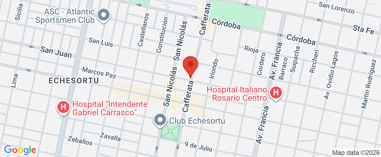 Mapa de la ubicación