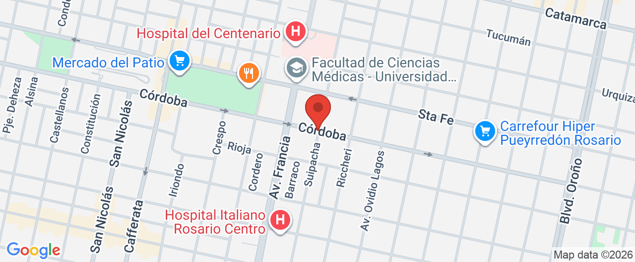 Mapa de la ubicación