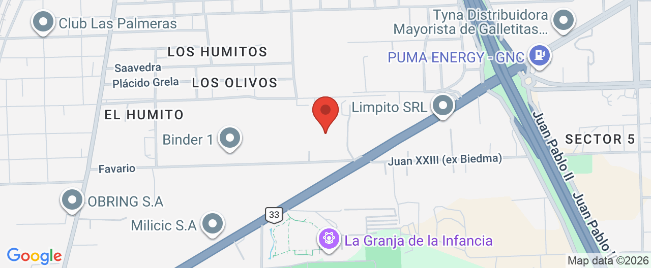 Mapa de la ubicación