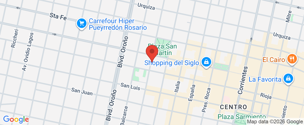 Mapa de la ubicación