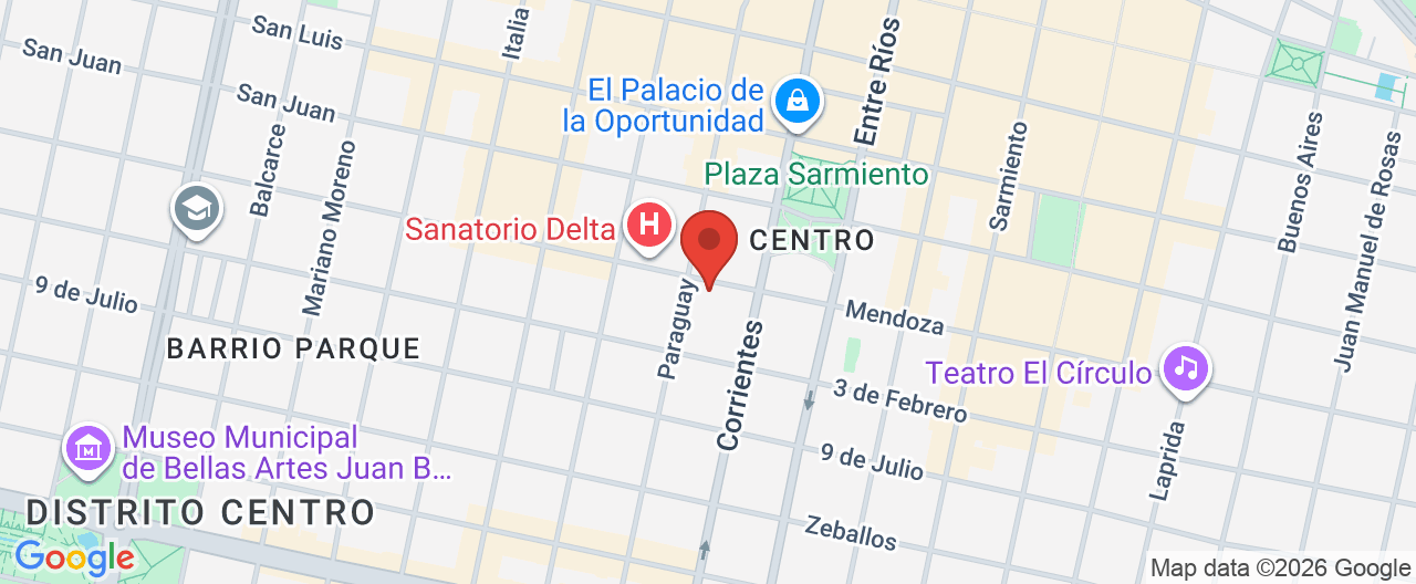 Mapa de la ubicación