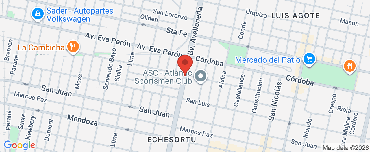 Mapa de la ubicación