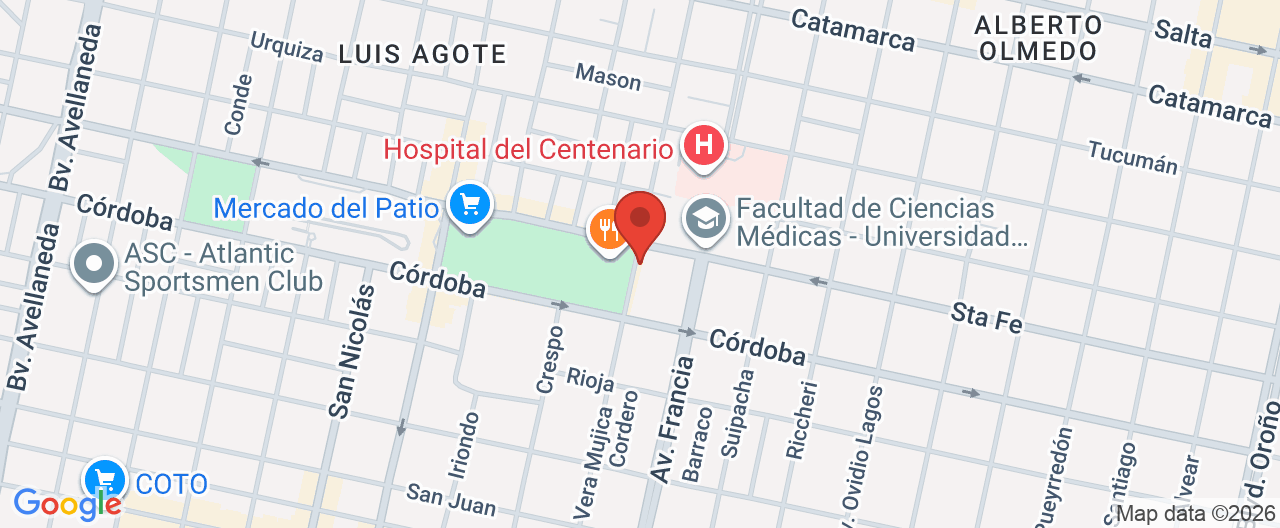 Mapa de la ubicación