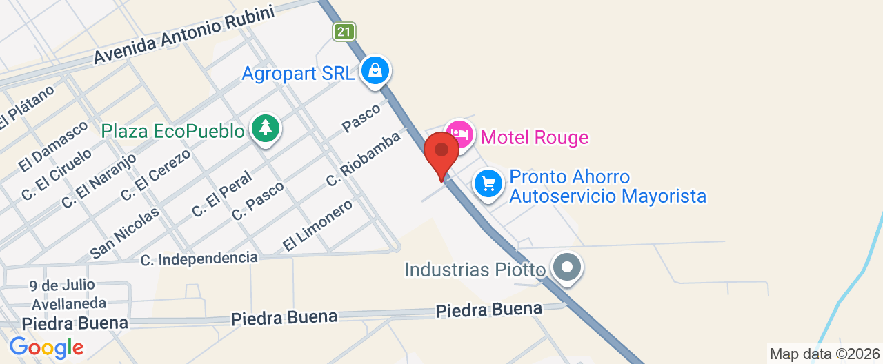 Mapa de la ubicación