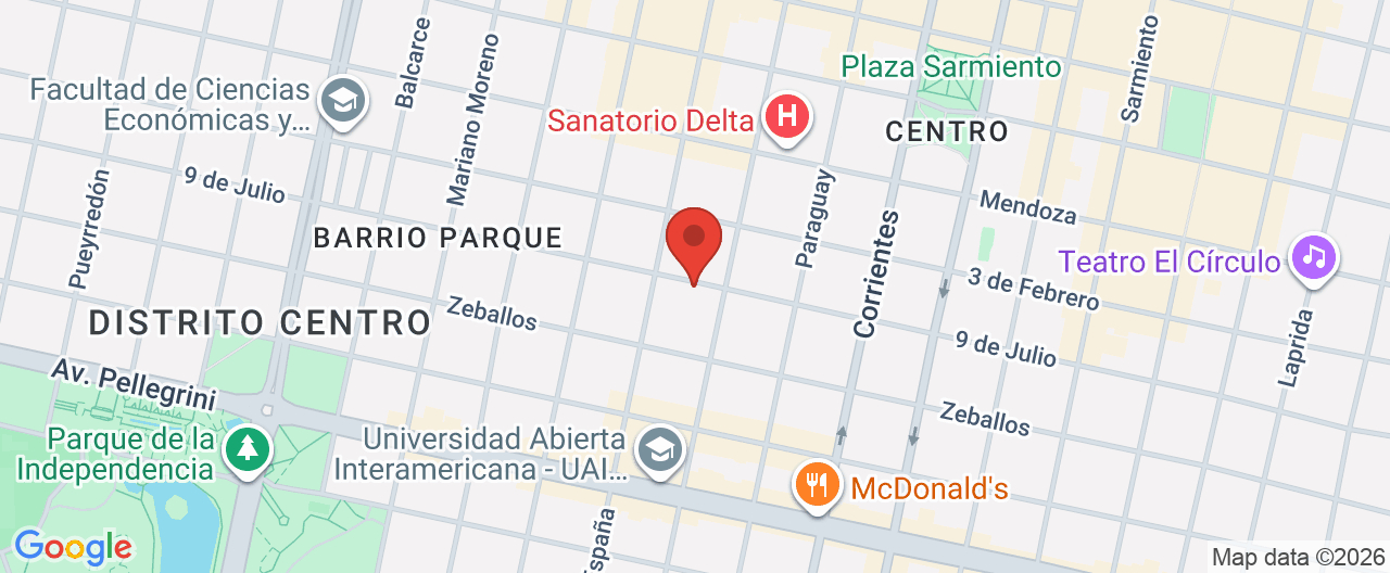 Mapa de la ubicación