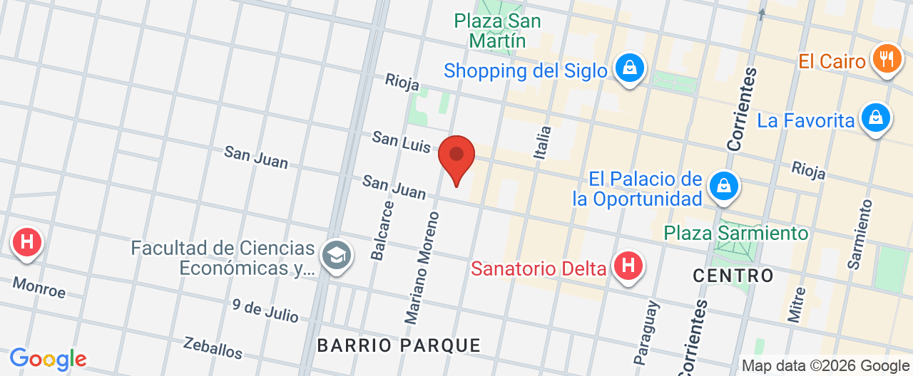 Mapa de la ubicación