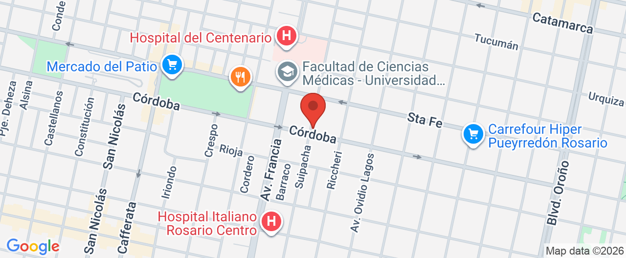 Mapa de la ubicación