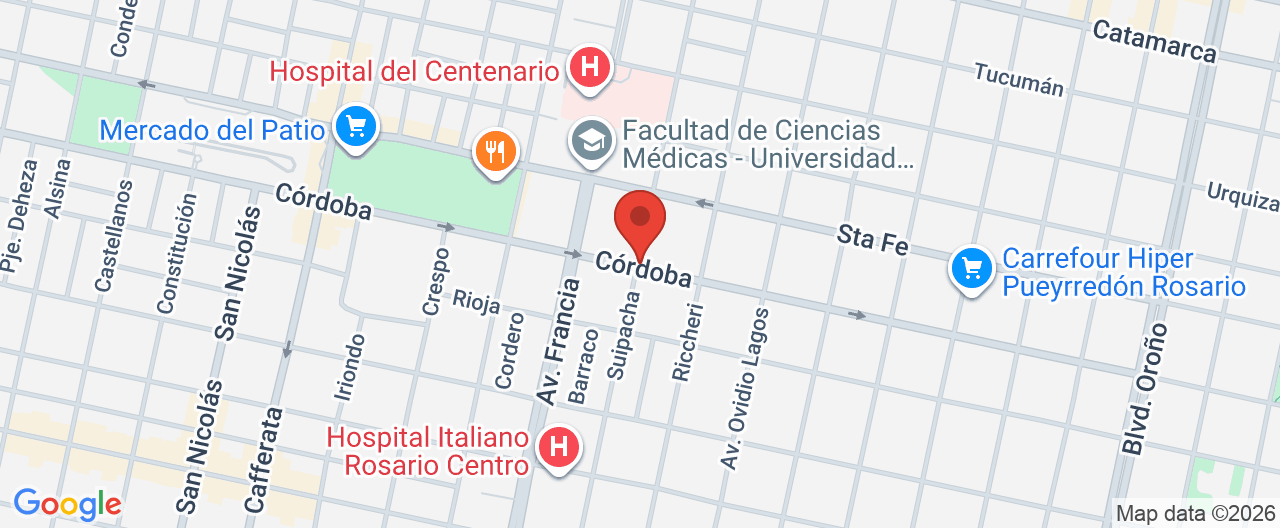 Mapa de la ubicación