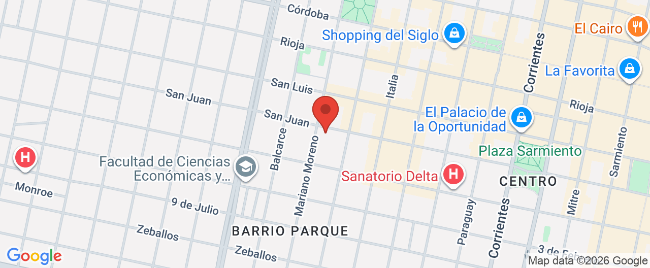 Mapa de la ubicación