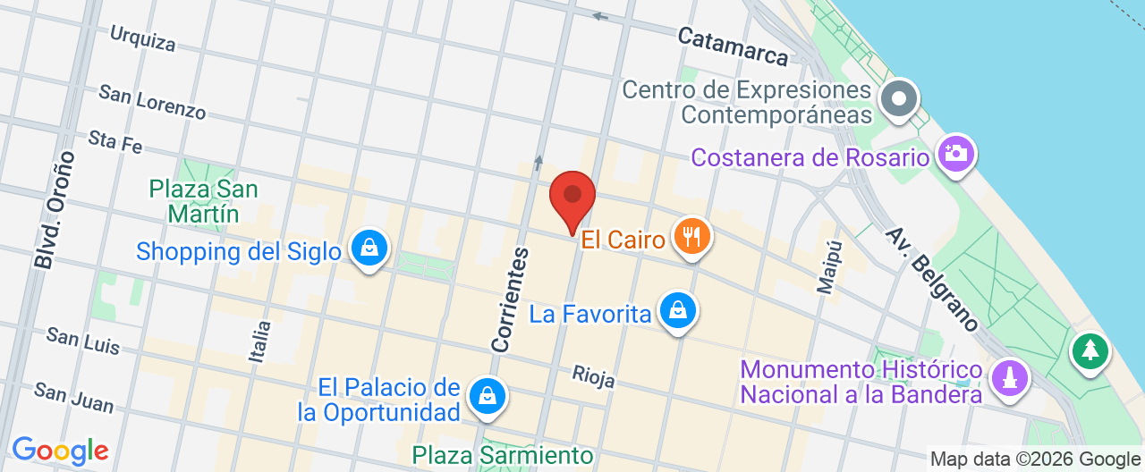 Mapa de la ubicación
