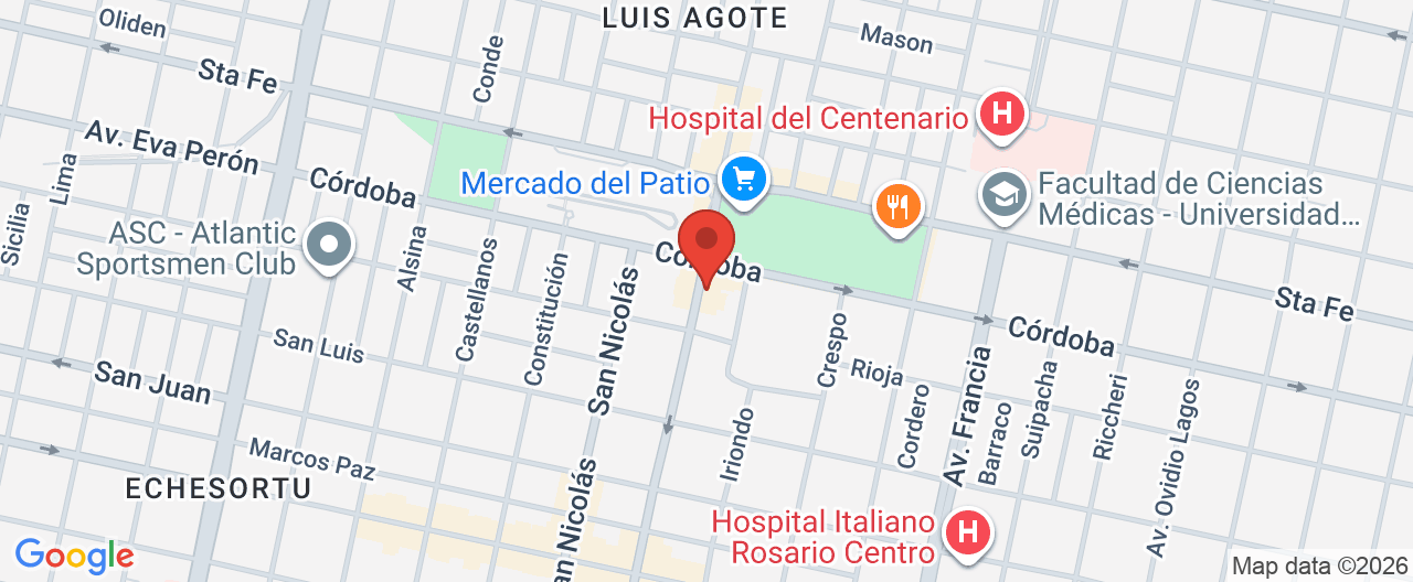 Mapa de la ubicación