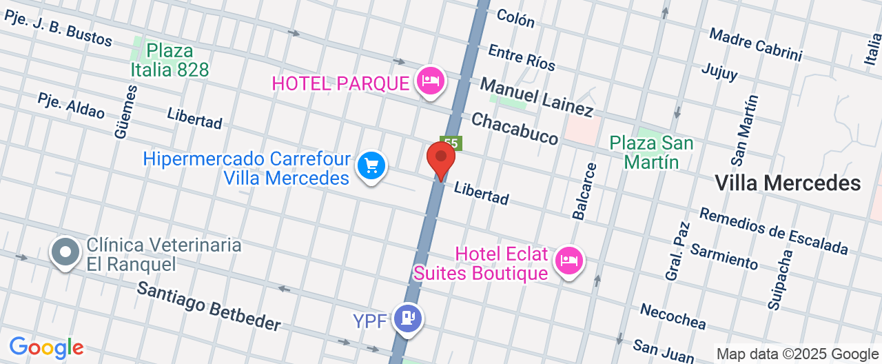 Mapa de la ubicación