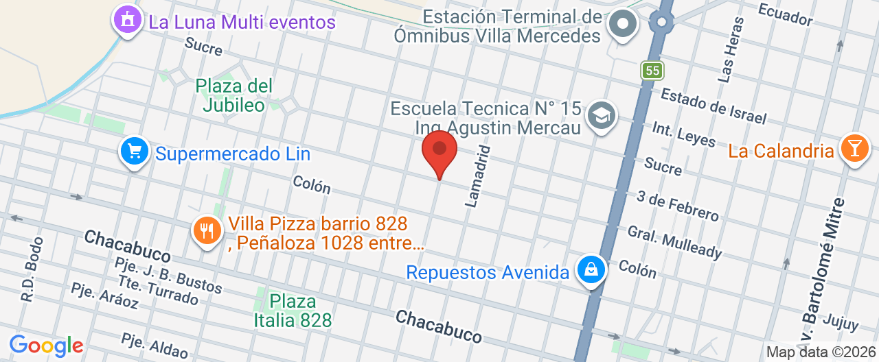 Mapa de la ubicación