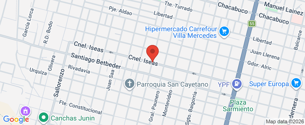 Mapa de la ubicación