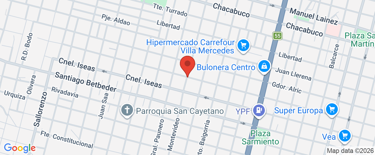 Mapa de la ubicación