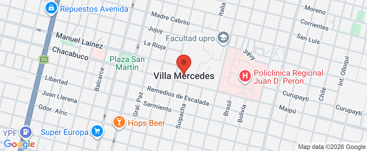 Mapa de la ubicación
