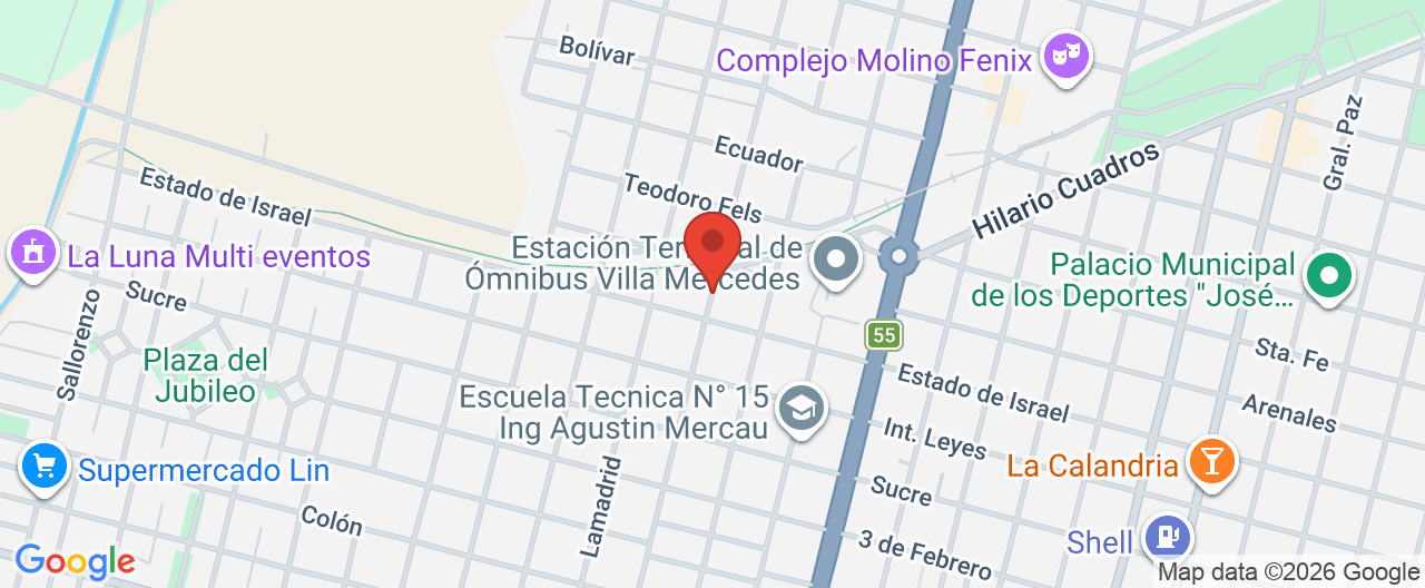 Mapa de la ubicación
