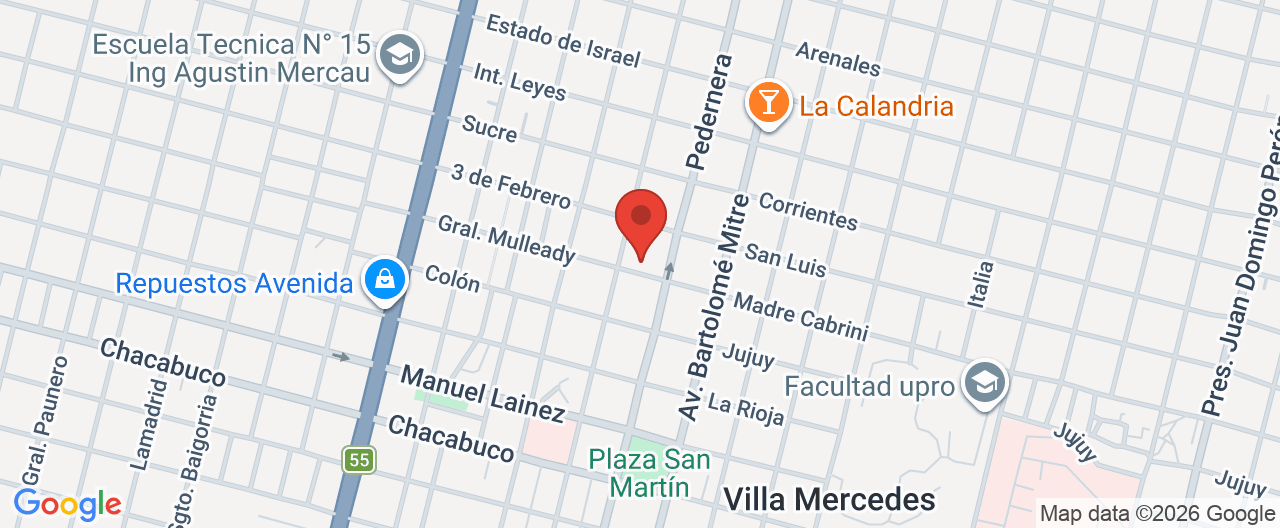Mapa de la ubicación