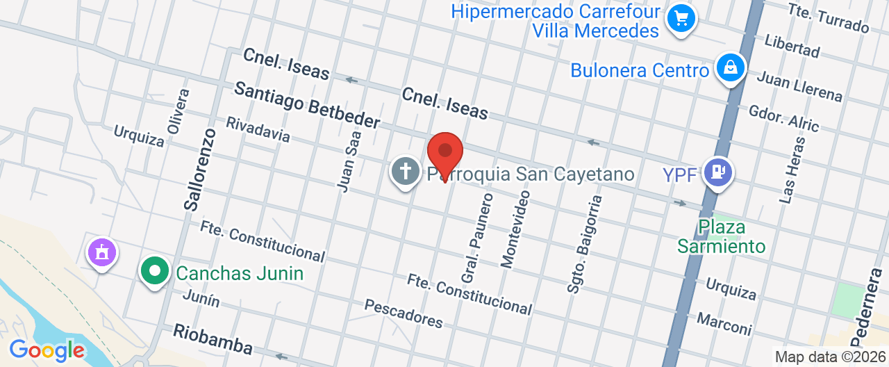 Mapa de la ubicación