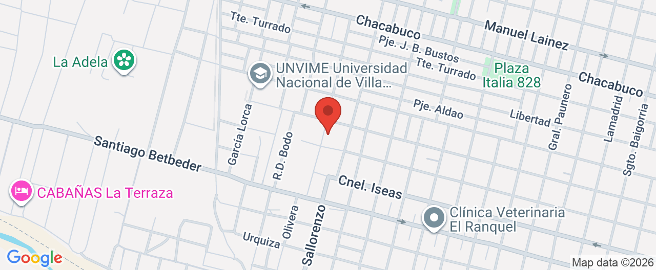 Mapa de la ubicación