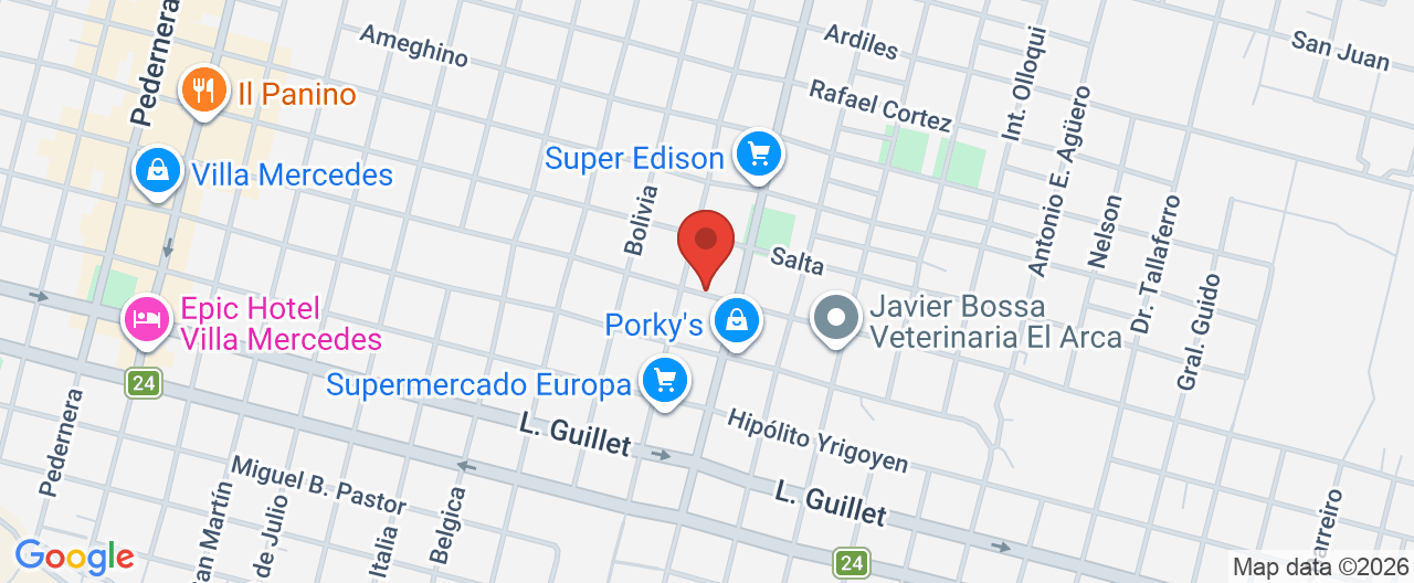 Mapa de la ubicación