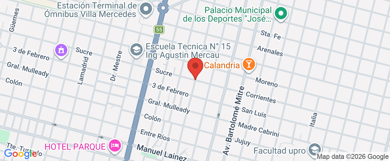 Mapa de la ubicación
