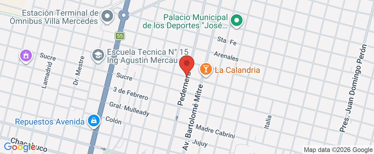 Mapa de la ubicación