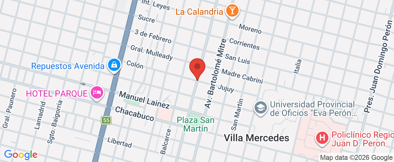 Mapa de la ubicación