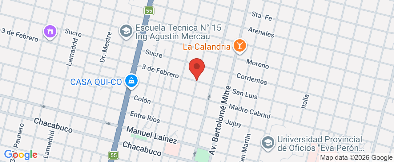 Mapa de la ubicación
