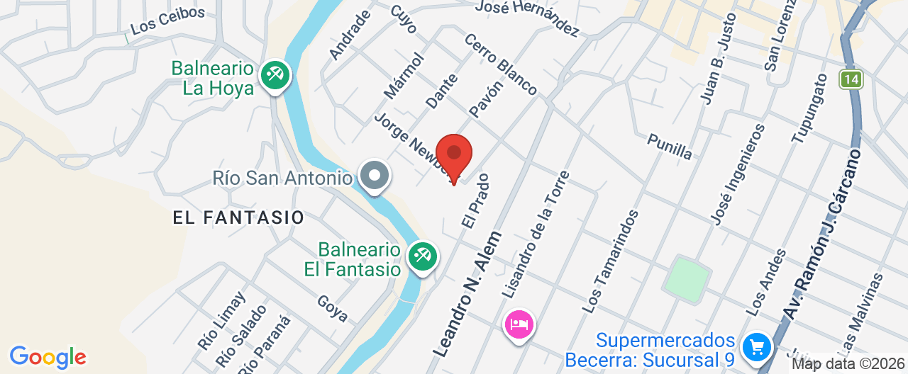 Mapa de la ubicación