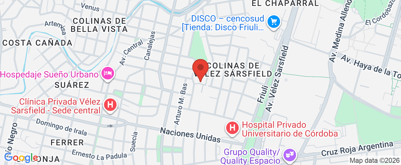 Mapa de la ubicación