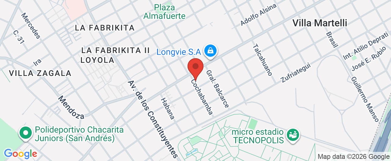 Mapa de la ubicación