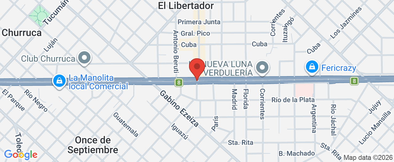 Mapa de la ubicación