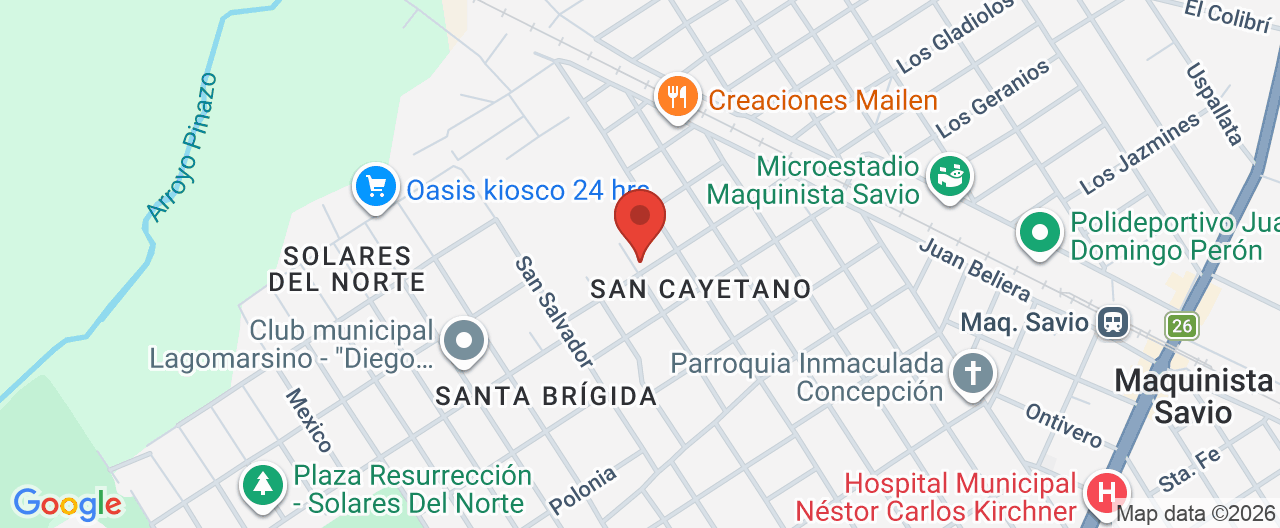 Mapa de la ubicación