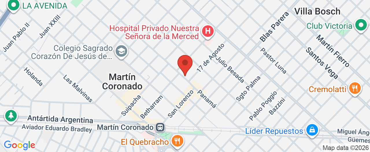 Mapa de la ubicación