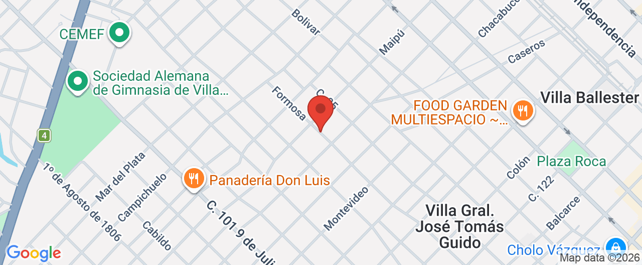 Mapa de la ubicación