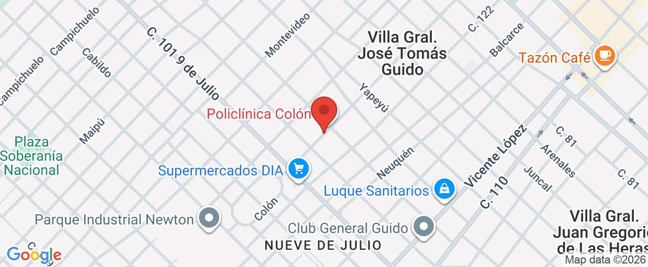 Mapa de la ubicación