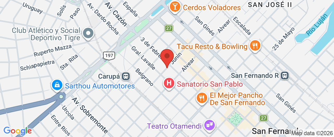 Mapa de la ubicación