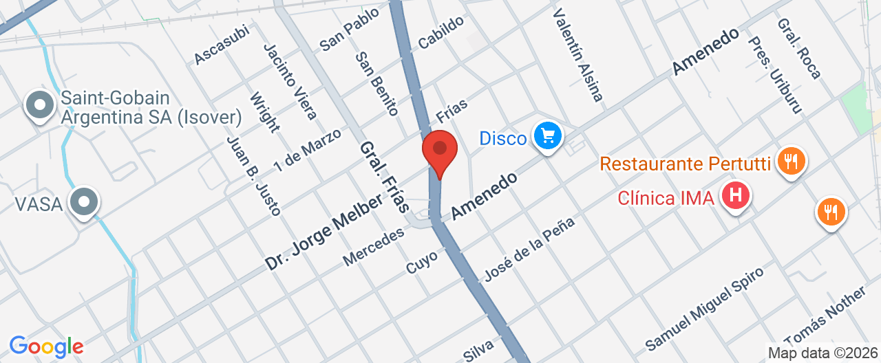 Mapa de la ubicación