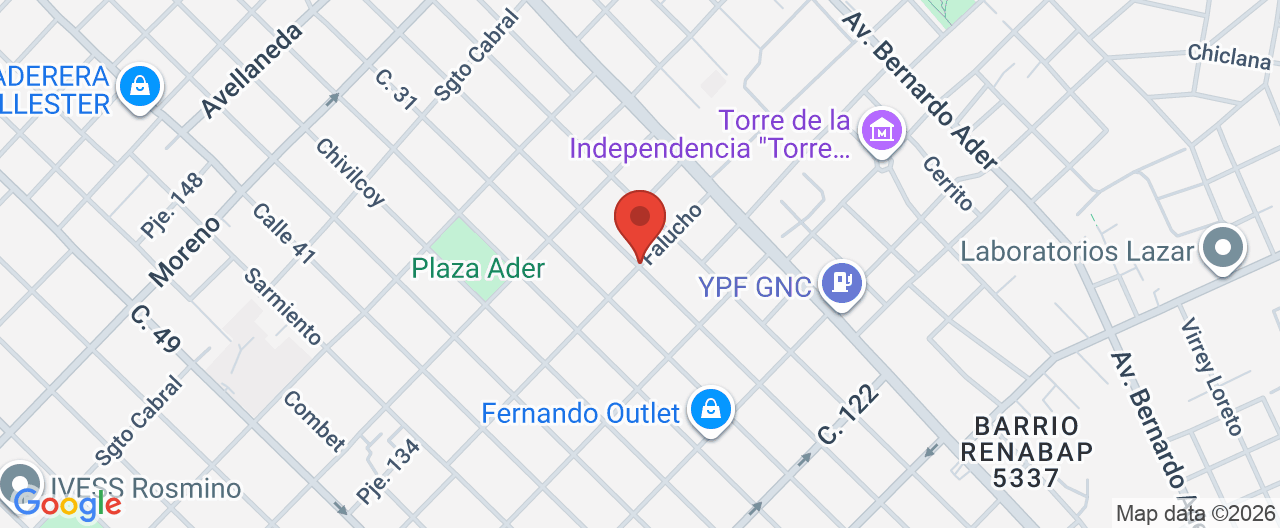 Mapa de la ubicación