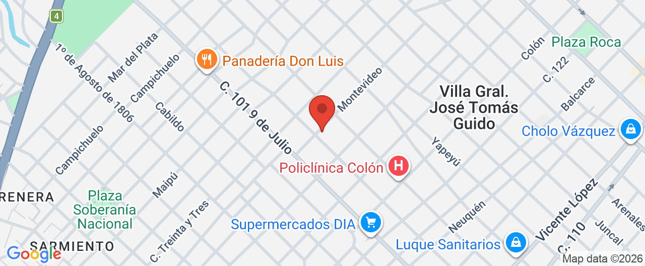 Mapa de la ubicación
