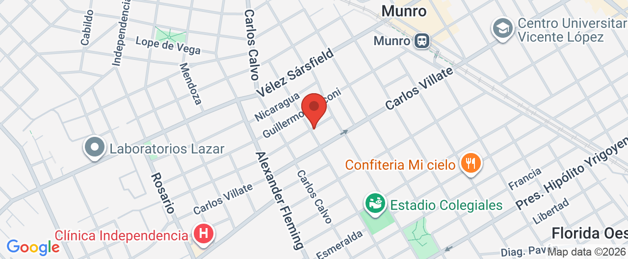 Mapa de la ubicación