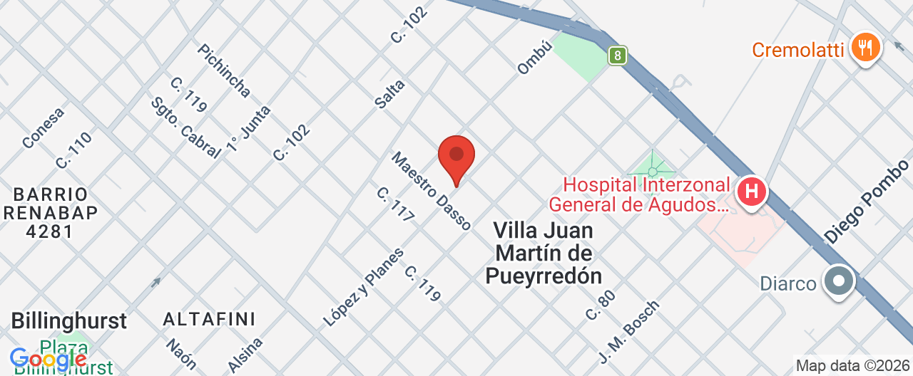 Mapa de la ubicación