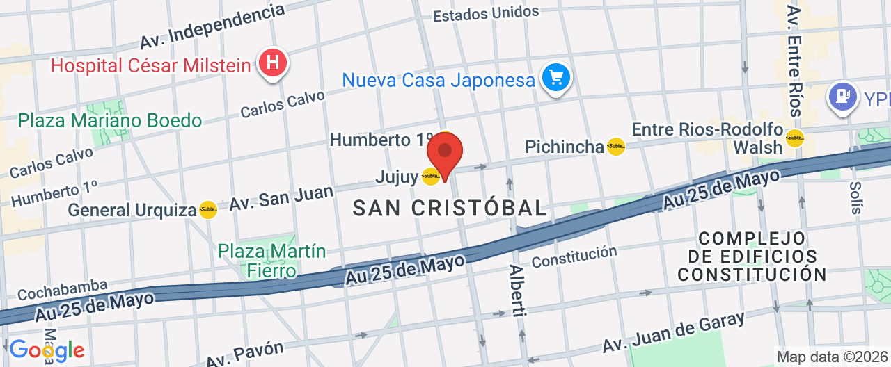 Mapa de la ubicación