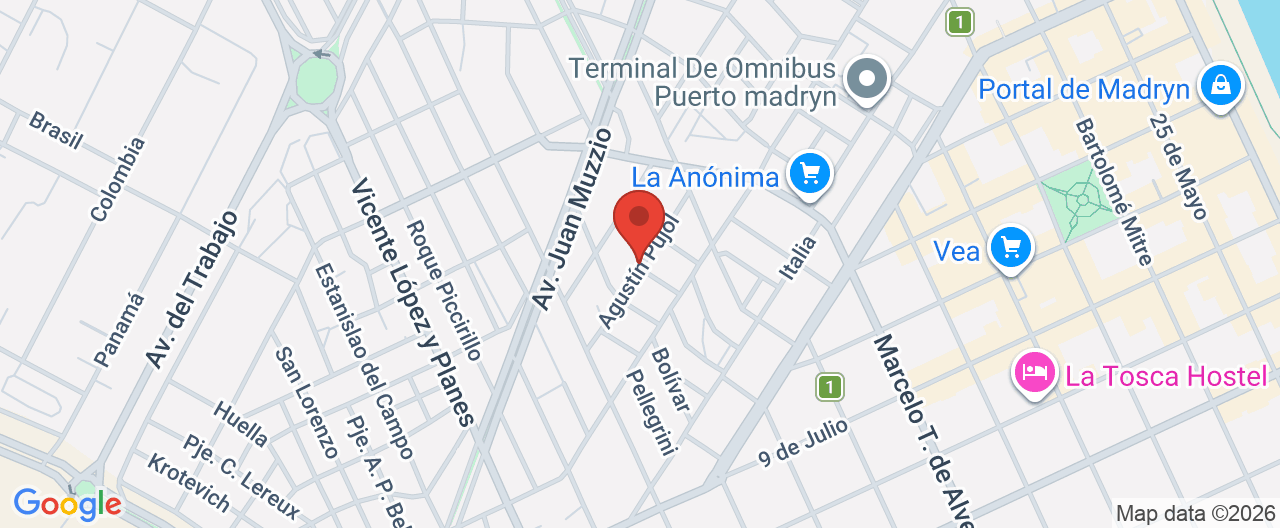 Mapa de la ubicación