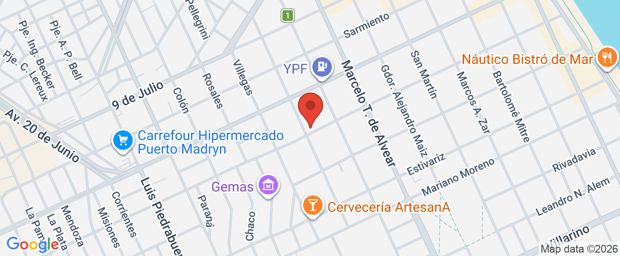 Mapa de la ubicación