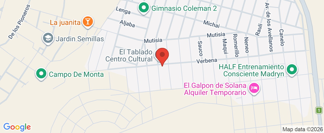 Mapa de la ubicación