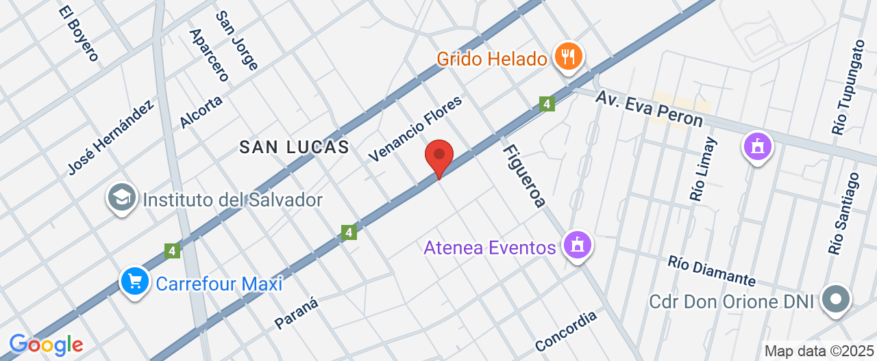 Mapa de la ubicación